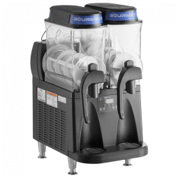 Máquina de Frozen Bunn 58000.0011 Ultra NX Black Dupla de 11,3 Litros com Autofill Líquido e Válvula de Fluxo Constante 110V