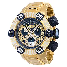 Relógio Masculino de Quartzo Reserve, Invicta 39011, Dourado e Azul Escuro