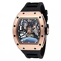 Relógio Masculino Automático Invicta S1 Rally Interstellar com Mostrador Esqueleto 41mm, Preto 49011