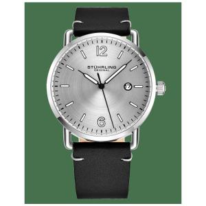 Relógio Masculino Stuhrling Metro 3901 Quartzo 38mm, Preto