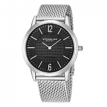 Relógio Masculino Stuhrling Somerset Elite 122 Quartzo 38mm, Prata