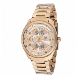 Relógio Feminino TechnoMarine Ocean Quantum 36mm, Dourado TM318111
