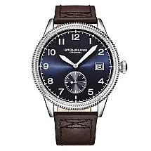 Relógio Masculino Stuhrling Aviator 4011 Quartzo 44mm, Marrom