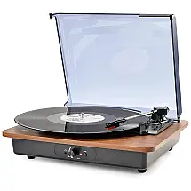 Vitrola, Toca Discos 3 Velocidades com Bluetooth, RETROLIFE R610, Preto