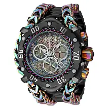 Relógio Masculino com Diamante de 0,12 Quilates Invicta Reserve Gladiator, Preto, Iridescente 43311
