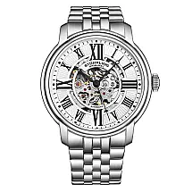 Relgio Automtico Atrium 4031 com Mostrador Prateado e Pulseira em Ao Inoxidvel Prateado Stuhrling