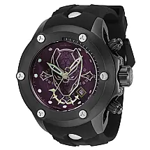 Relgio masculino Marvel Pantera Negra - 52 mm. Ao. Preto 36611