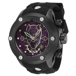 Relgio masculino Marvel Pantera Negra - 52 mm. Ao. Preto 36611