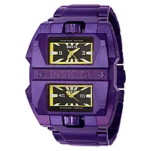 Relgio masculino Akula Swiss Ronda 763 calibre - 50 mm, Invicta - Roxo 41711: estilo e preciso em um s acessrio.
