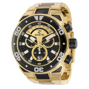 Relgio masculino Carbon Hawk Swiss Ronda 8040.N calibre - 58 mm. Ouro 37711