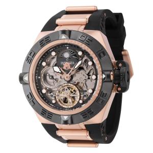 Relgio Subaqua Noma IV Automtico Masculino - 50mm, Preto e Ouro Rosa - Invicta 43911