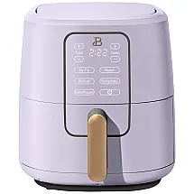 Fritadeira elétrica sem óleo Beautiful 6L digital lavanda TurboCrisp 1750W 110V
