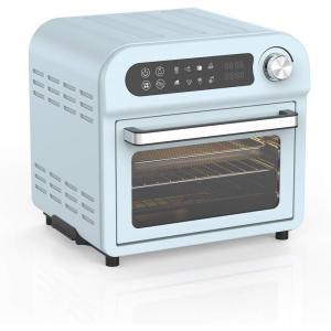 Fritadeira Elétrica Air Fryer sem Óleo 23 L Forno Multifuncional 10 em 1 1700W, 110v, LUCKWIND, Prateado