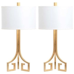 Abajur Luminária de Mesa, Estilo Moderno Contemporâneo com 71 cm de Altura para Quarto, Sala de Estar e Escritório, 2 Un, 110V 13W