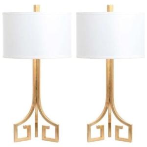 Abajur Luminária de Mesa, Estilo Moderno Contemporâneo com 71 cm de Altura para Quarto, Sala de Estar e Escritório, 2 Un, 110V 13W