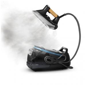 Rowenta: Ferro a Vapor Ultimate Steam Pro com Base de Aço Inoxidável - Estação de Vapor Profissional para Roupas, 1800 Watts