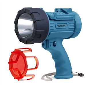 YIERBLUE Lanterna 1500LM com USB, 3 Modos de Luz, á Prova DÁgua IPX7, 18W, Azul