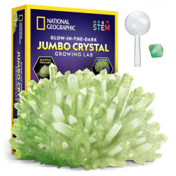 Kit de Crescimento de Cristal Gigante – Brinquedo Educativo STEM, Presente Criativo para Crianças, National Geographic