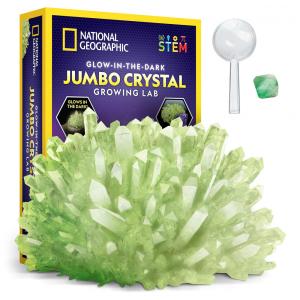Kit de Crescimento de Cristal Gigante – Brinquedo Educativo STEM, Presente Criativo para Crianças, National Geographic