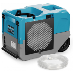 Desumidificador Comercial ALORAIR 124 litros LGR com Bomba, Até 278 m2, Design Portátil com Rodas para Casa Inteira, Porão, Armazém