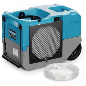 Desumidificador Comercial ALORAIR 124 litros LGR com Bomba, Até 278 m2, Design Portátil com Rodas para Casa Inteira, Porão, Armazém