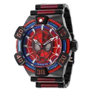 Relgio Masculino Marvel Spiderman Automtico - 52mm. Preto. Vermelho 41021
