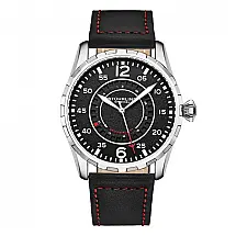 Relógio Masculino Stuhrling Aviador Quartz 44mm Preto - Estilo e Precisão no Pulso