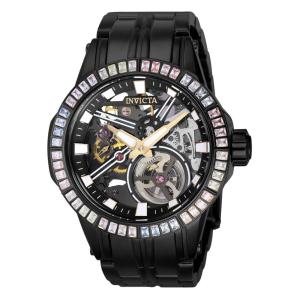 Relógio Mecânico Masculino Objet D Art, Invicta 40121, Preto