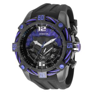 Relógio Masculino Marvel Pantera Negra, Invicta 35121, Preto e Roxo