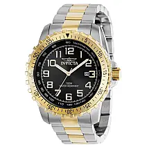 Relgio masculino especializado 45,5 mm. Ao. Ouro 39121