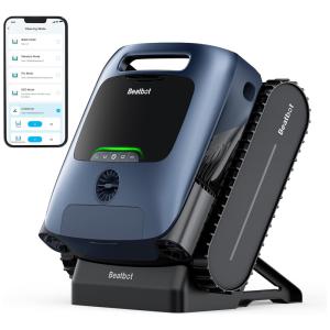 Robô Aspirador de Piscina Sem Fio com Otimização Inteligente de Caminho para Piscinas até 306m2, 110V, Beatbot, Azul