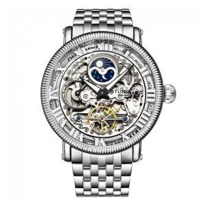 Relógio Masculino Stuhrling 3922.1 Automático 48mm, Prata