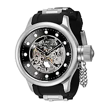 Relgio Masculino Pro Automtico - 51,5mm. Ao. Preto 39421