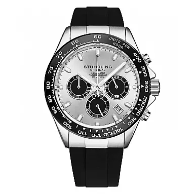 Relógio Stuhrling Aquamaster Cronógrafo Prata