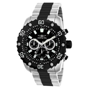 Relógio Masculino Pro Diver, Invicta 22521, Prata e Preto