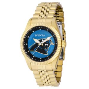 Relgio feminino NFL Carolina Panthers 36 mm. Ouro 42521