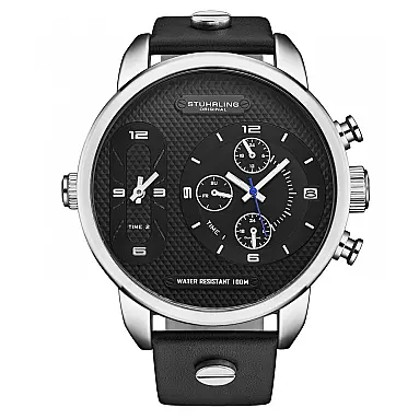 Stuhrling Global GMT Japanese Quartz