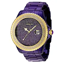 Relógio Masculino Automático Invicta Pro Diver com Diamante 2,68 Quilates, Roxo 43621