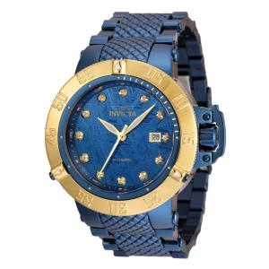 Subaqua Noma III 0.05 Carat Diamond Automtico Men s Watch w por Meteorite Dial - 50mm. Azul Escuro 35621