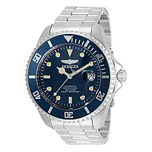 Relógio Masculino Automático Pro Diver, Invicta ZG 35721, Prata e Azul Marinho