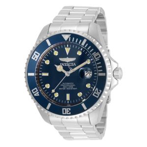 Relógio Masculino Automático Pro Diver, Invicta ZG 35721, Prata e Azul Marinho