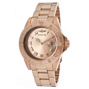 Pro 0,06 quilates diamante suíço Ronda 515 calibre relógio masculino - 40 mm. Ouro Rosa 12821