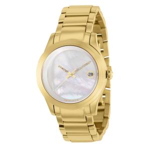 Relógio Feminino Automático Pro Diver 0,06 quilates Diamante com Mostrador Madrepérola, Invicta 37921, Dourado e Branco