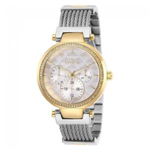 Relógio Feminino Invicta Angel Eterna 36mm, Dourado, Prateado ZG28921