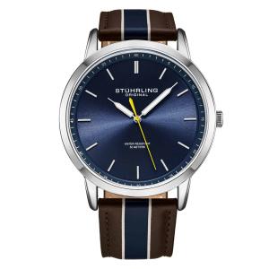 Relógio Masculino Stuhrling 3992 Quartzo 44mm, Marrom
