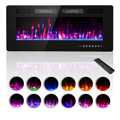 Lareira Elétrica Kucreiheat 107x46cm 1500W