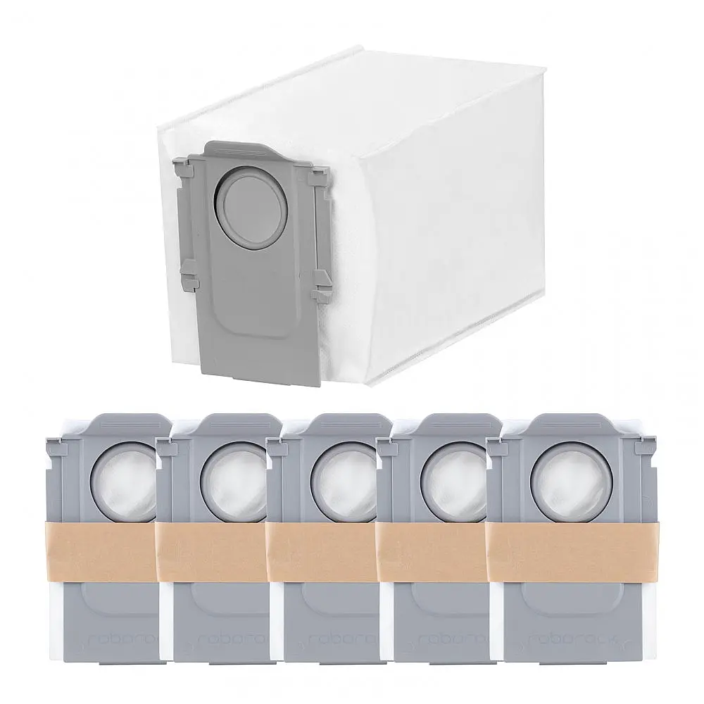 Kit 6 Sacos Coletores Descartáveis Roborock 2,7L para Saros 20, Qrevo Edge 3 Pro e S8 Max Ultra