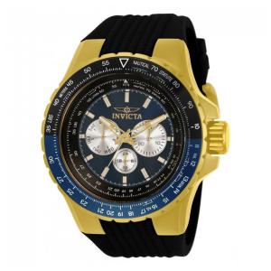 Relógio Masculino Invicta Aviator Skyshock 50mm Preto 33031