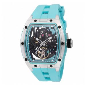 Relógio Masculino Automático Invicta S1 Rally Orberus com Mostrador Esqueletizado 44mm, Azul Claro 49031