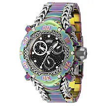 Relógio Feminino Analógico de Quartzo 43.2mm, Invicta Gladiator 41131, Iridescente e Prata